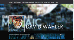 Desktop Screenshot of davidwahler.com